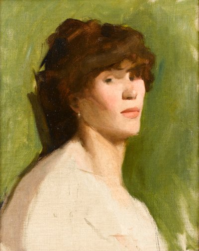 Portret van een Vrouw, ca. 1885 door Albert de Belleroche